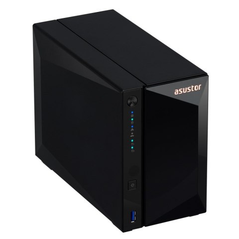 NAS Asustor AS3302T v2; Tower; 2x (3.5" SATA HDD/ 2.5" SSD); Realtek RTD1619B, 2GB DDR4, 1x 2.5GbE, 3x USB 3.2