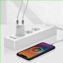 EverActive Ładowarka sieciowa SUPER SLIM QC 4+ 30W 2XUSB-C biała SC-385Q