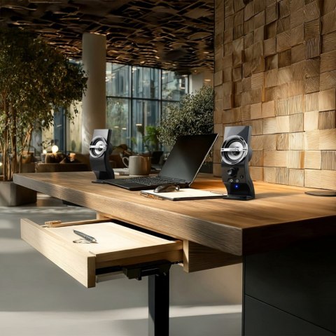 Audiocore Głośniki komputerowe 6W AC805 USB Black