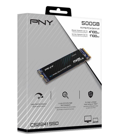 PNY Dysk SSD 500GB M.2 2280 CS2241 M280CS2241-500-RB
