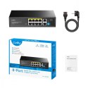 Cudy Przełącznik GS1010P 8-Port Gigabit PoE+ Switch, 2 Gigabit Uplink Ports 120W