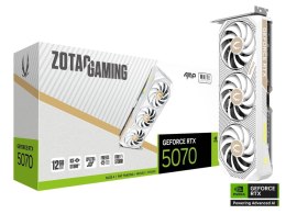 ZOTAC Karta graficzna GeForce RTX 5070 AMP 12GB GDDR7 192bit 3DP/HDMI biała