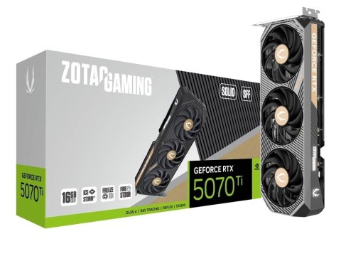 ZOTAC Karta graficzna GeForce RTX 5070 Ti SOLID SFF 16GB GDDR7 256bit 3DP/HDMI