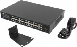 LANBERG SWITCH POE RACK 19 24X 1GB POE+/2X GB/2X SFP 250W RSGE-24P-2GE-2S-250