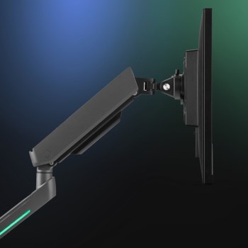 One For All DM8110 Uniwersalny uchwyt do monitora EXPERIENCE RGB, gaming, SINGLE, czarny, 21''-45'' 14kg