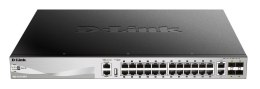 D-Link Przełącznik DGS-3130-30PS 24GE PoE 4SFP+ 2x10