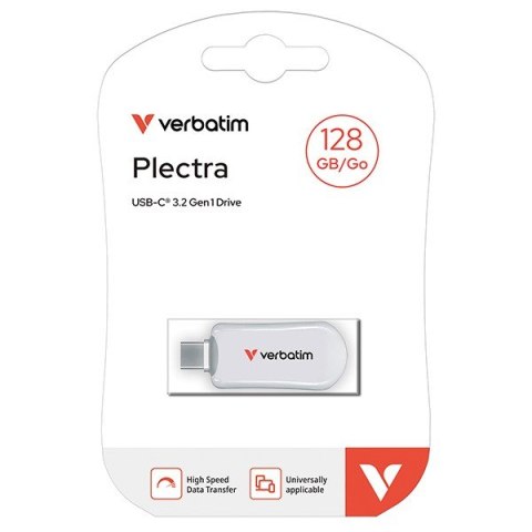 Verbatim Pendrive Plectra 128GB USB-C 100MB/s 30229 WH