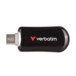 Verbatim Pendrive Plectra 64GB USB-C 100MB/s 30224 czarny