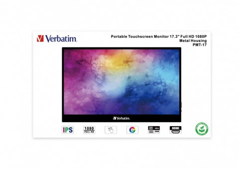 Verbatim Monitor dotykowy PMT-17 Full HD Portable
