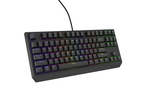 Klawiatura GENESIS Thor 230 TKL Gaming USB + RF Wireless + Bluetooth QWERTY Czarny