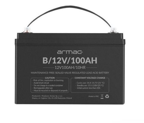 AKUMULATOR DO UPS 12V/100AH UNIW. ARMAC B/12V/100AH