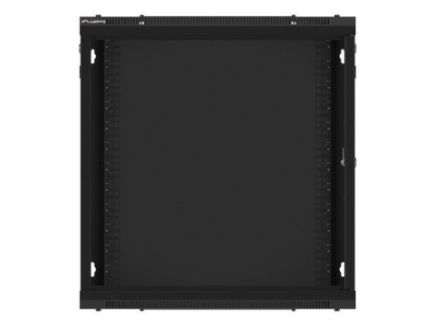 LANBERG SZAFA WISZĄCA RACK 19" 12U 600X450 DRZWI METALOWE CZARNA (FLAT PACK) WF01-6412-00B