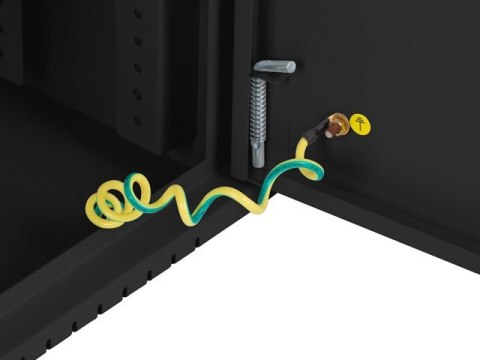 Lanberg WAF1-5203-04-00B stojak 4U Szafa wisząca Czarny