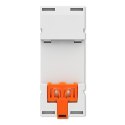 Qoltec Elektroniczny programator czasowy TIMER na szynę DIN z wbudowaną baterią | harmonogram 7 dni | 16 programów