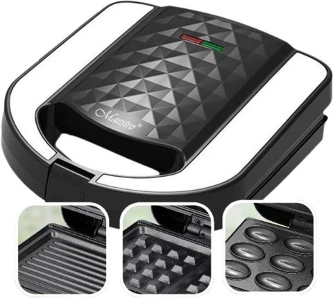 Feel-Maestro Opiekacz do kanapek / sandwich 3w1 MR-709
