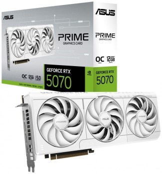 Karta graficzna - ASUS GeForce RTX 5070 PRIME OC WHITE 12GB DLSS 4
