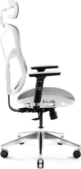 Fotel Diablo V-Basic Biało-Szary (V-BASICBIASZ)