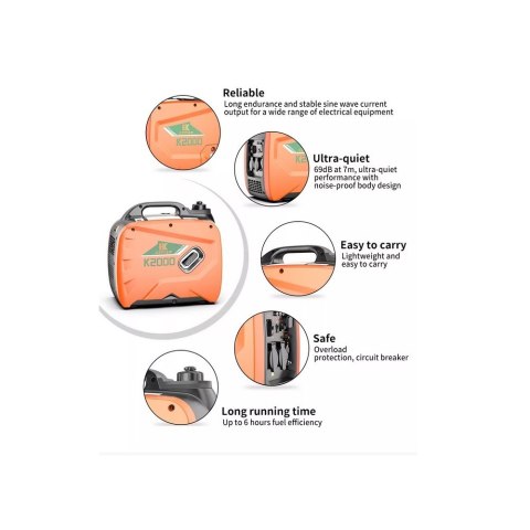 Agregat Prądotwórczy Generator Prądu 230V 2kW Kepism K2000