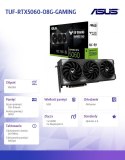 Asus Karta graficzna GeForce RTX 5060 TUF GAMING OC 8G GDDR7 128BIT HDMI/3DP