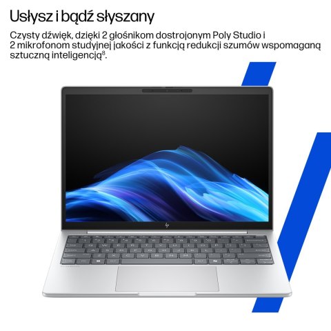 HP EliteBook 8 G1i Ultra 5 225U 16.0"WUXGA IPS 400nits Eye Ease AG 24GB DDR5 5600 SSD512 Arc Cam 5Mpx 62Wh W11Pro Glacier silver
