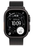 Apple Watch Ultra 3 GPS + Cellular, koperta 49 mm z tytanu w kolorze czarnym, bransoleta mediolańska z tytanu w kolorze czarnym - rozm