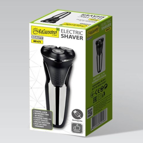 Feel-Maestro Golarka elektryczna męska USB MR-673