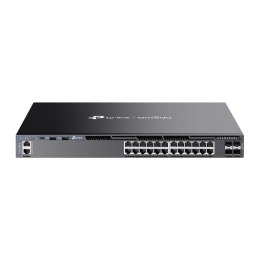 TP-LINK Przełącznik zarządzalny SG6428X Omada 24-Port Gigabit Stackable L3 Managed Switch with 4 10GE SFP+ Slots