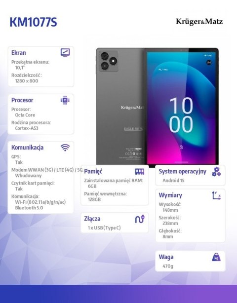 Kruger & Matz Tablet EAGLE 1077S