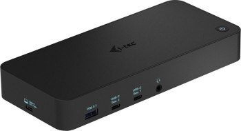 Replikator - i-tec USB 3.0 / USB-C / Thunderbolt 3x 4K Docking Station 2x DP 3x HDMI LAN Audio 3x USB-A (1x10Gb/s) 2x USB-C (1x1