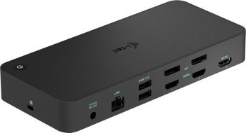 Replikator - i-tec USB 3.0 / USB-C / Thunderbolt 3x 4K Docking Station 2x DP 3x HDMI LAN Audio 3x USB-A (1x10Gb/s) 2x USB-C (1x1