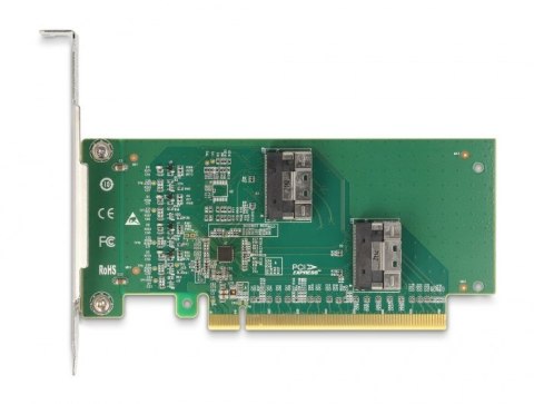 Delock PCI Express 4.0 x16 Karte zu 4 x SFF-8639 N