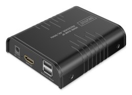 Przedłużacz (extender) po skrętce kat.6 HDMI 4K/60Hz z KVM USB 2.0 przez IP 1G lub do 120m/200m - dodatkowy odbiornik do DS-5535