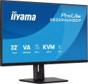 Monitor iiyama ProLite 32'' 4K VA z USB-C (95W), przełącznikiem KVM i obsługą PiP/PbP