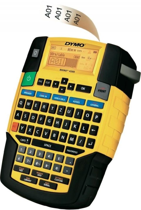Etykieciarka DYMO RHINO 4200 ogólnego przeznaczenia z klawiaturą QWERTZ