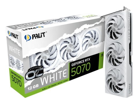 Karta graficzna Palit RTX5070 WHITE OC GDDR7 - PCI-Express - 12.288 MB