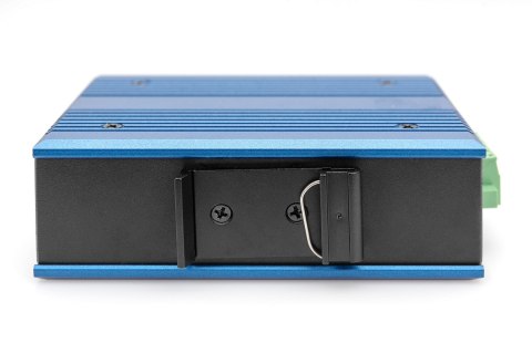 Przemysłowy switch 4x 100 Base-TX + 1x uplink 100Base-FX (bez modułu) DIN rozszerzony zakres temp.