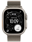 Apple Watch Ultra 3 GPS + Cellular, koperta 49 mm z tytanu w kolorze naturalnym, bransoleta mediolańska z tytanu w kolorze naturalnym 