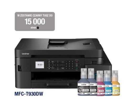 Brother Urządzenie wielofunkcyjne MFP MFC-T930DW RTS A4/4in1/(W)LAN/ADF20/17ipm