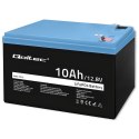 Qoltec Akumulator LiFePO4 litowo-żelazowo-fosforanowy | 12.8V | 10Ah | 128Wh | BMS