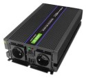 Qoltec Przetwornica napięcia Monolith 4000 MS Wave | 12V na 230V | 2000/4000W | USB