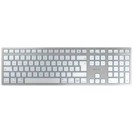 Klawiatura bezprzewodowa do Mac KW 9100 Slim Wireless Silver Germany