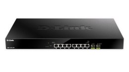 Przełącznik sieciowy D-Link DMS-1100-10TP - Zarządzany - L2 - 2.5G Ethernet (100/1000/2500) - Power over Ethernet (PoE) - Montaż