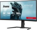 Monitor IIYAMA 86,4 cm (34") GCB3484WQSU-B1 21:9 2xHDMi+2xDP+USB-C Curved