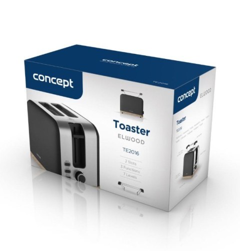 Concept Toster Elwood czarny TE2016