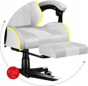 Fotel gamingowy Huzaro Force 4.7 RGB White