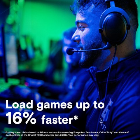 Crucial Dysk SSD T500 4TB M.2 NVMe 2280 PCIe 4.0 7000/6900 Radiator
