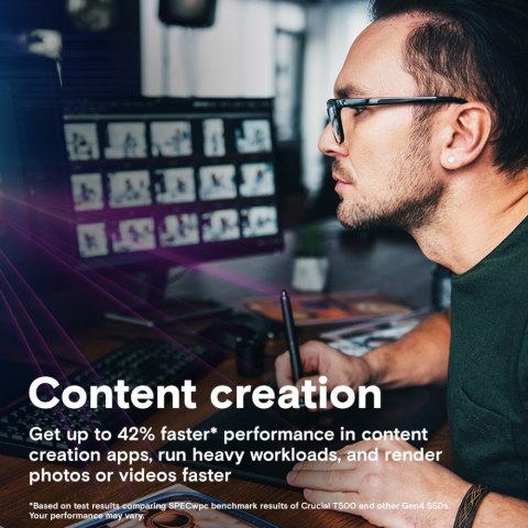 Crucial Dysk SSD T500 4TB M.2 NVMe 2280 PCIe 4.0 7000/6900