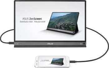 Monitor ASUS MB16AHP - 15.6'' | IPS | Full HD | 1x micro-HDMI | 1x USB Type-C | Głośniki