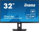 Monitor iiyama XUB3293UHSN-B5- 31.5'' | IPS | 4K | DisplayPort, HDMI, USB-C | Głośniki 2 x 3 W | obrót, pochył, wysokość | VESA 