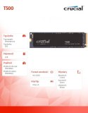 Crucial Dysk SSD T500 4TB M.2 NVMe 2280 PCIe 4.0 7000/6900